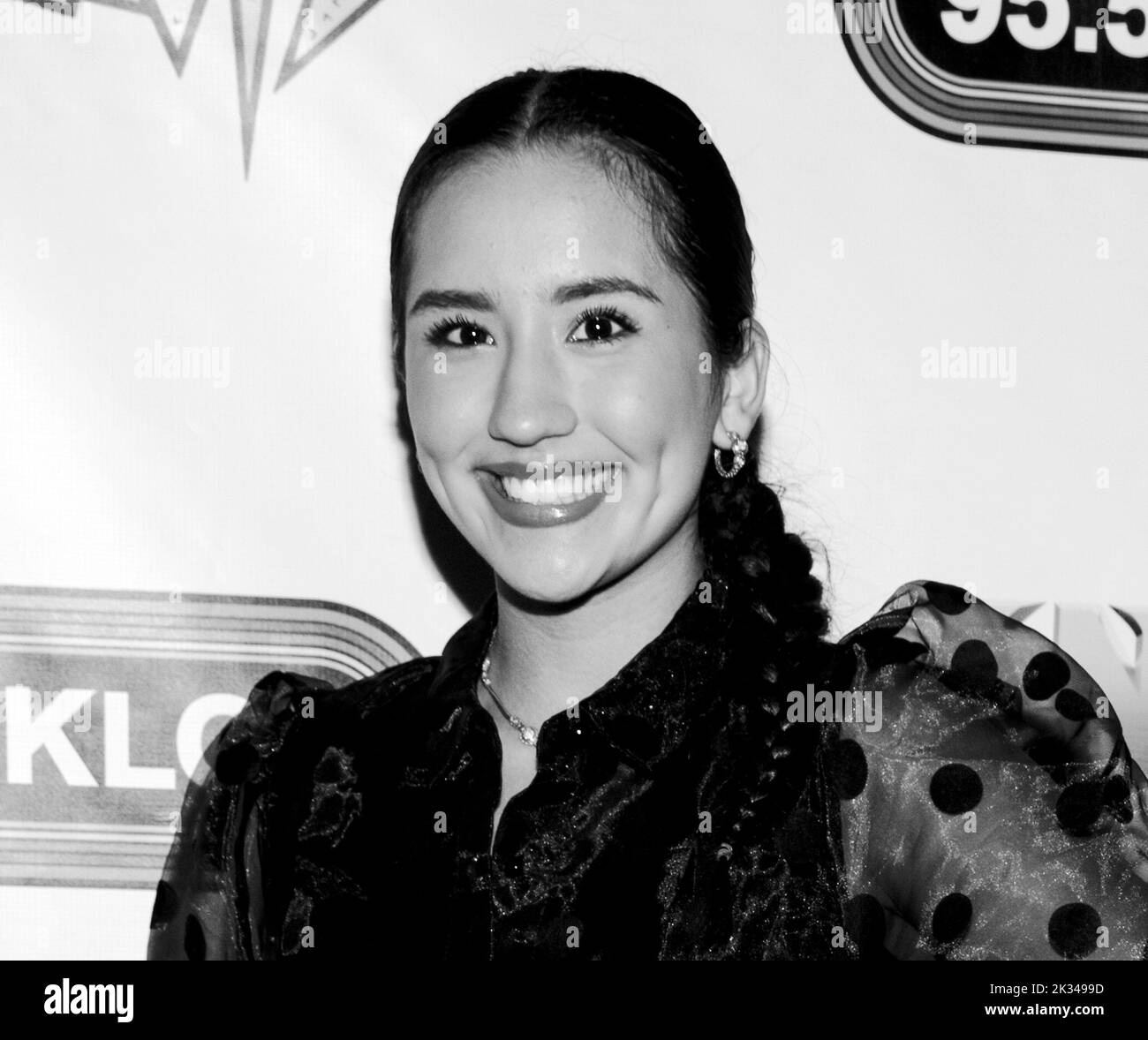 Los Angeles, CA - Sept 22, 2022 - Hawaii Mclaughlin attends the red-carpet premiere of the “Anvil! The Story Of Anvil” at the Saban Theatre Stock Photo