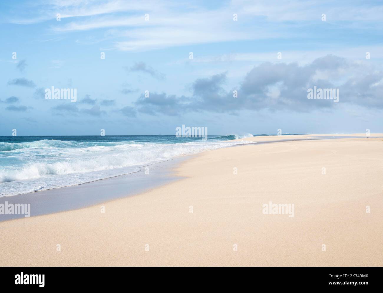 Desert tropical beach in Hawaii, USA Stock Photo Alamy