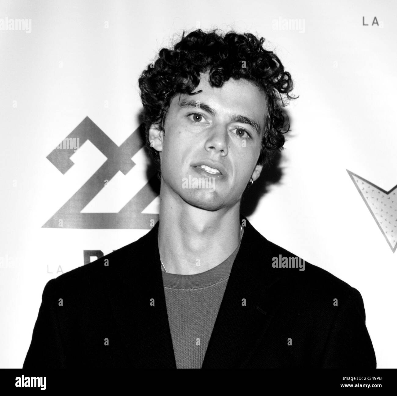 Los Angeles, CA - Sept 22, 2022 - Pablo Kaestli attends the red-carpet premiere of the “Anvil! The Story Of Anvil” at the Saban Theatre Stock Photo