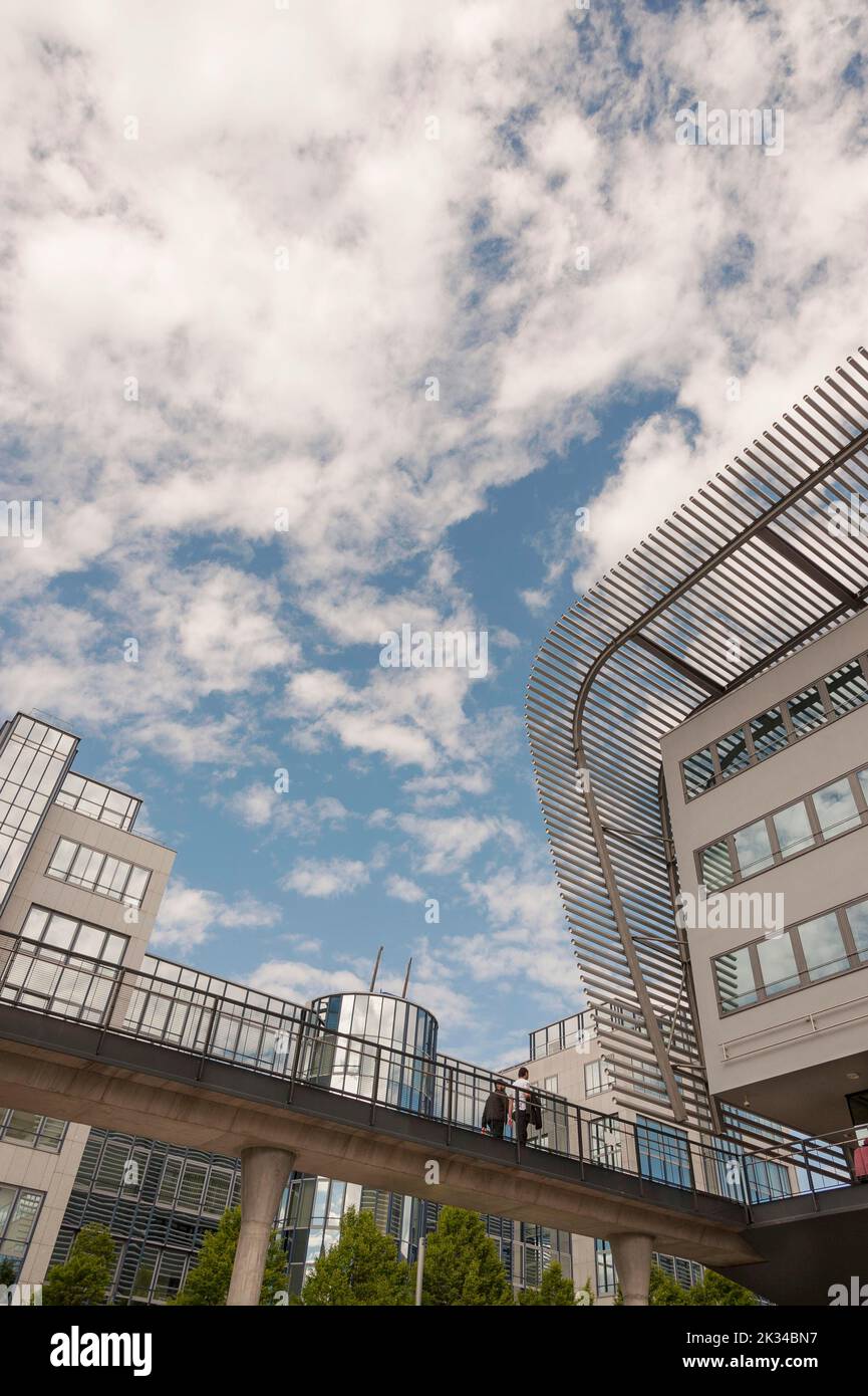 ZOB Central Bus Station, modern architecture, Munich, Bavaria Stock Photo