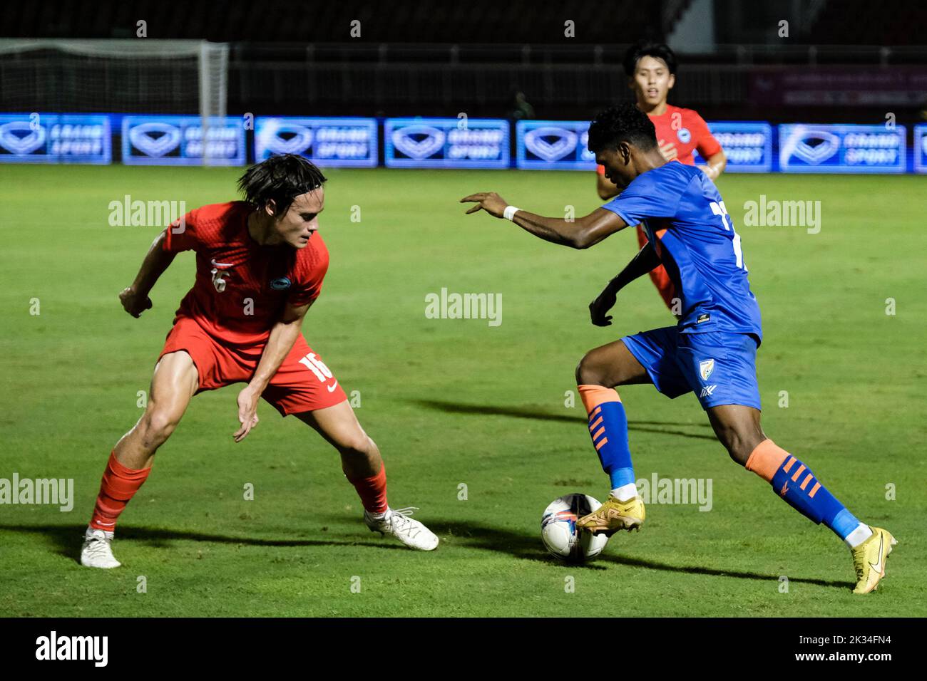 Hochiminh City, Vietnam. 25th September 2022. International Friendly: India vs Singapore. Dat Do/Alamy Live News Stock Photo