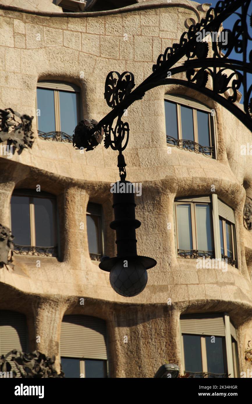 The details of Architecture of Barcelona, Spain Stock Photo Alamy