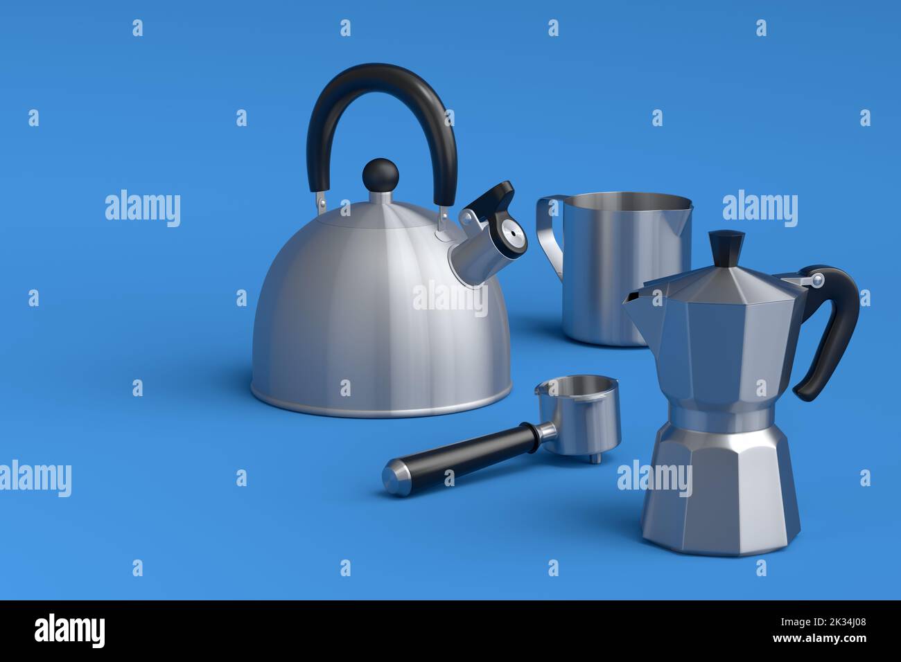 Hãy cùng tìm hiểu về máy pha cà phê Espresso, ấm đun nước sừng cổ điển và máy pha cà phê geyser trong hình ảnh này. Đây là những thiết bị cần thiết cho những tách cà phê thơm ngon, một cách nhanh chóng và tiện lợi.