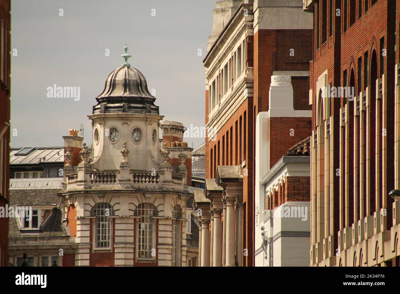 A London urban scenery with beautiful historic buildings Stock Photo
