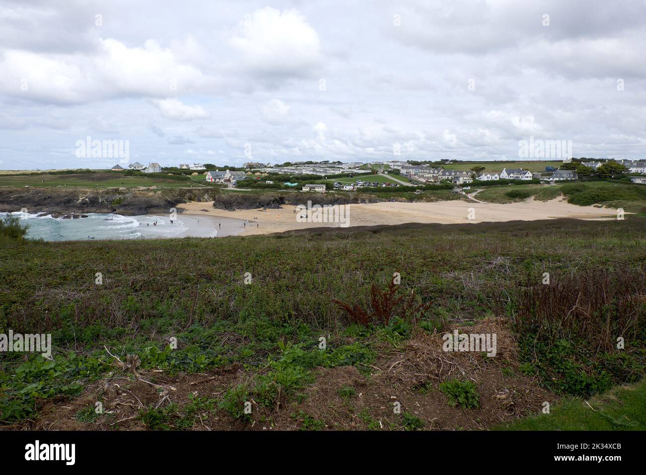 Treyarnon Bay Padstow Cornwall UK 09 24 2022 Windover House Stock Photo
