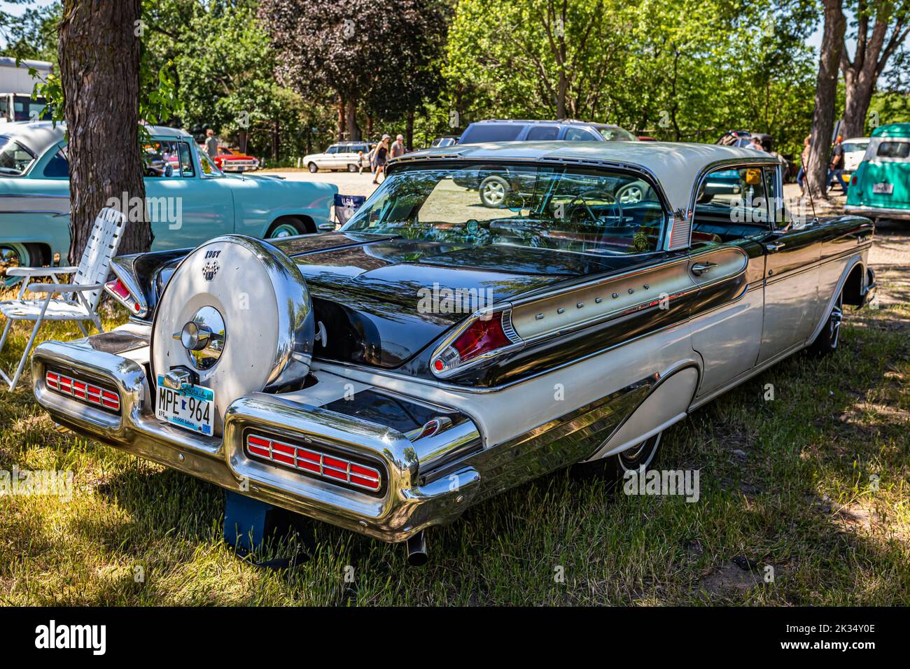 Falcon Heights, MN June 18, 2022 High perspective rear corner view