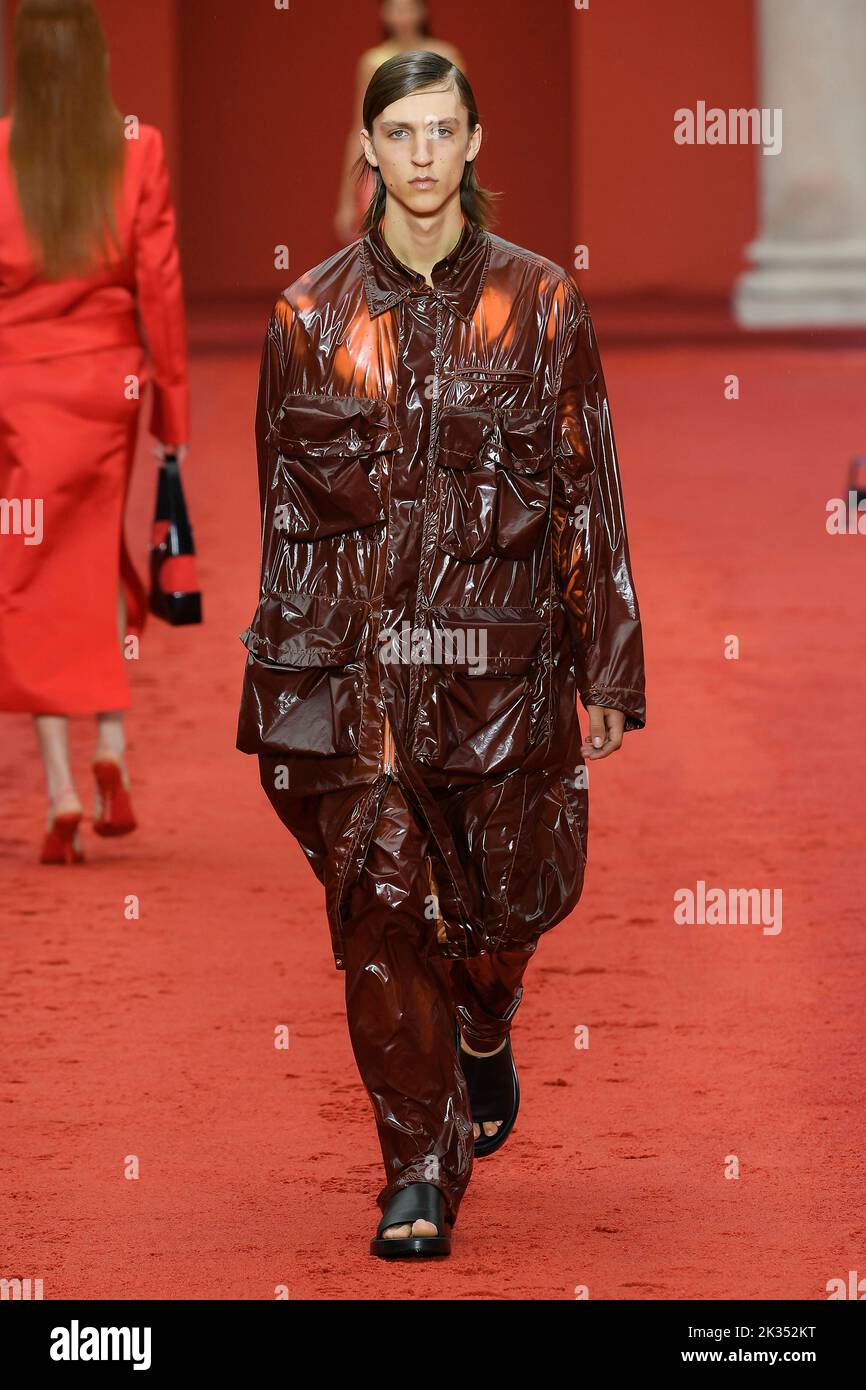 Salvatore Ferragamo Ss23 Runway During Milan Fashion Week On September 2022 Milan Italy 24 0709