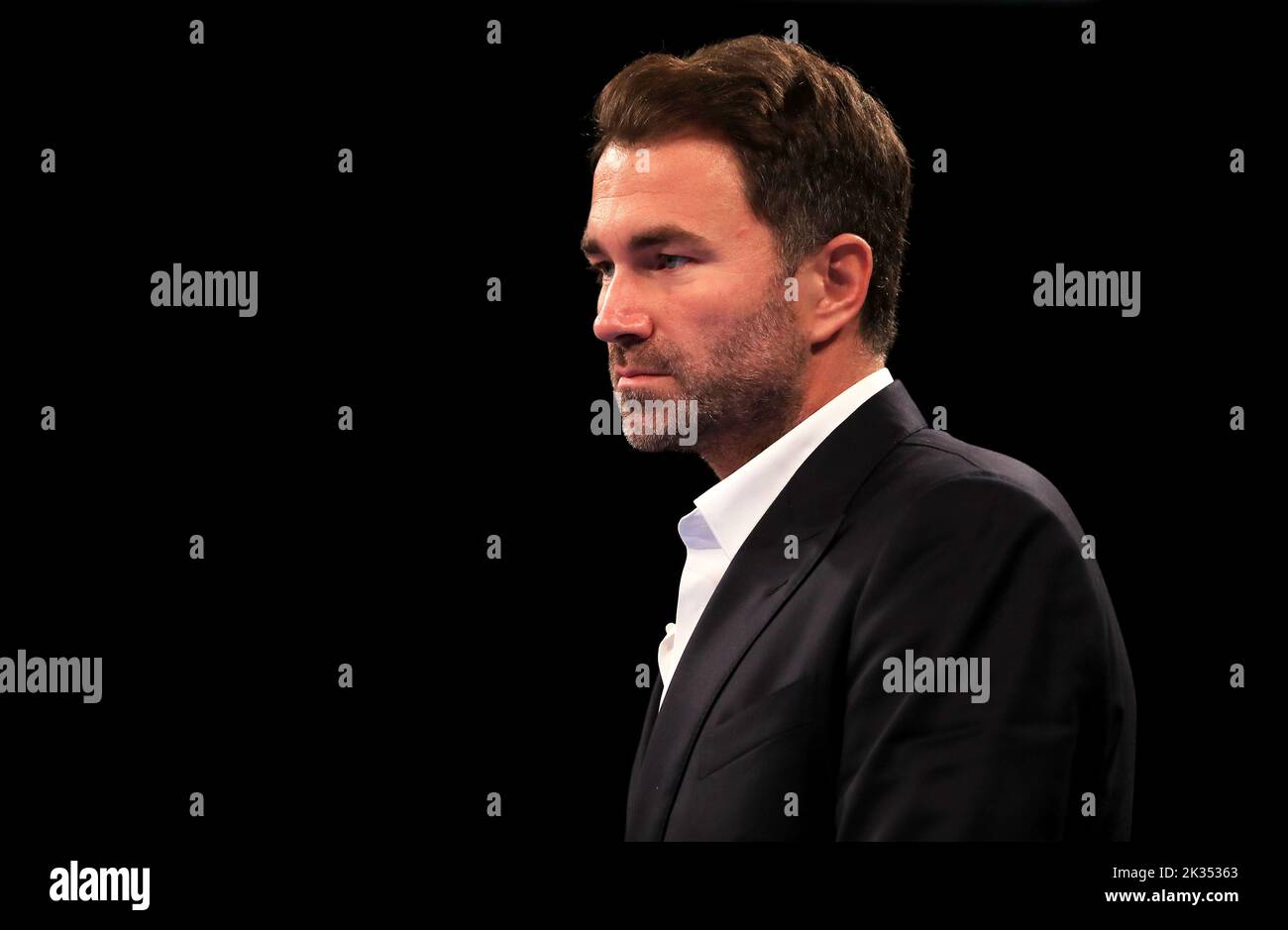 Boxing promotor Eddie Hearn at Motorpoint Arena, Nottingham. Picture date: Saturday September 24, 2022. Stock Photo