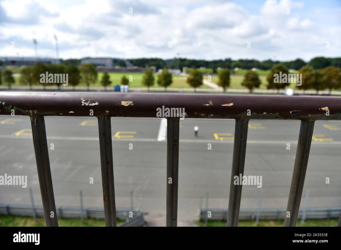 Zeppelin field in the former Nazi Party Rally Grounds in Nuremberg, Bavaria, Germany Stock Photo