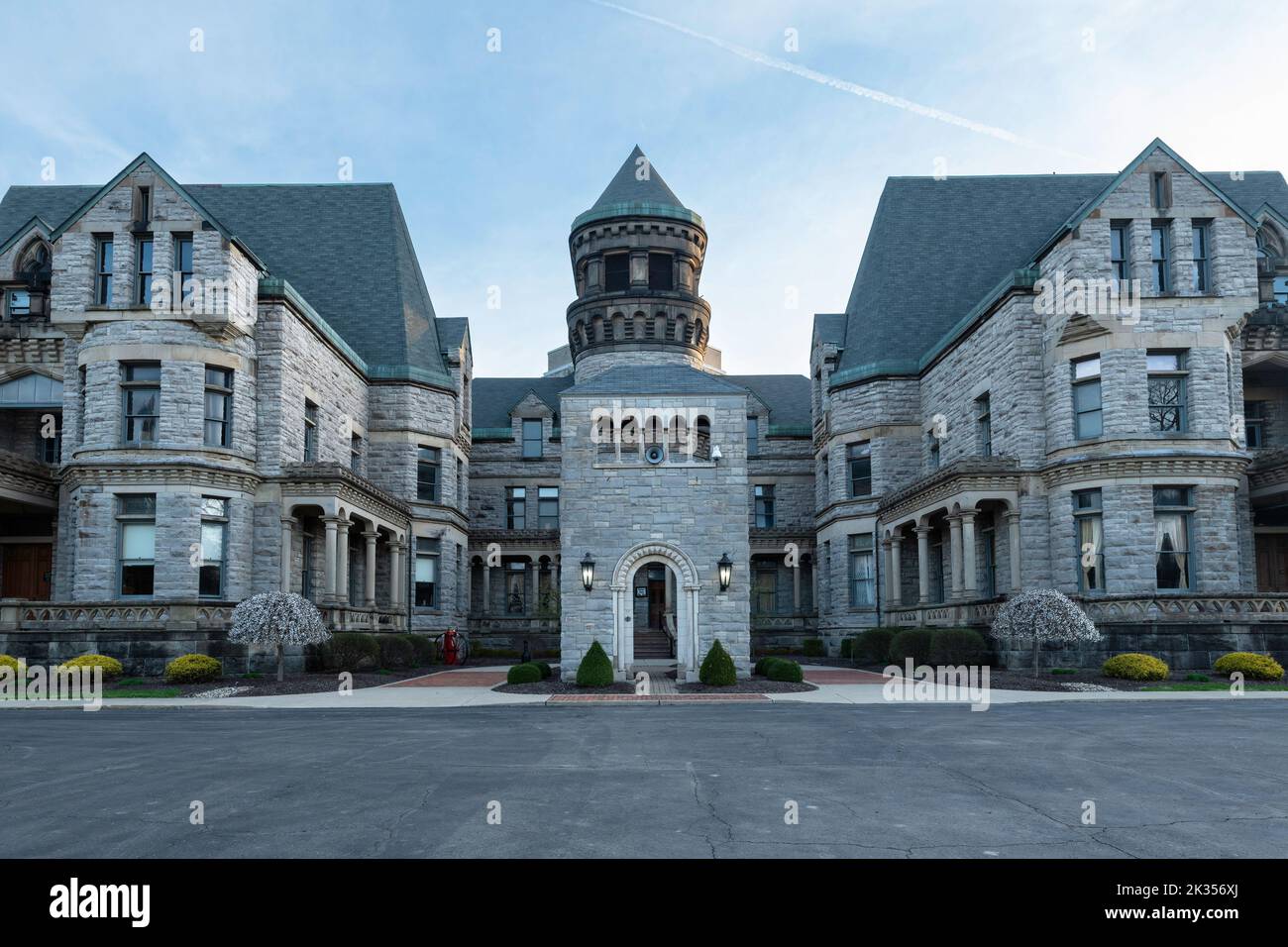 Ohio State Prison located in Mansfield, Ohio Built in 1886.  Location used for filming the Shawshank Redemption. Stock Photo