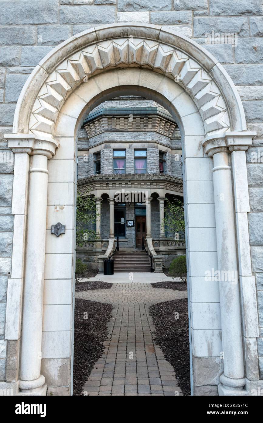 Entrance to the Ohio State Prison located in Mansfield, Ohio Built in