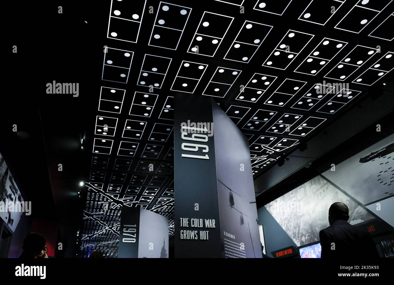 A view shows the newly revamped Central Intelligence Agency museum, while still closed to the public, as it's revealing some newly declassified artifacts from the spy agency's most storied operations since it's founding 75 years ago, at CIA headquarters in McLean, Virginia, U.S., September 24, 2022. REUTERS/Evelyn Hockstein Stock Photo