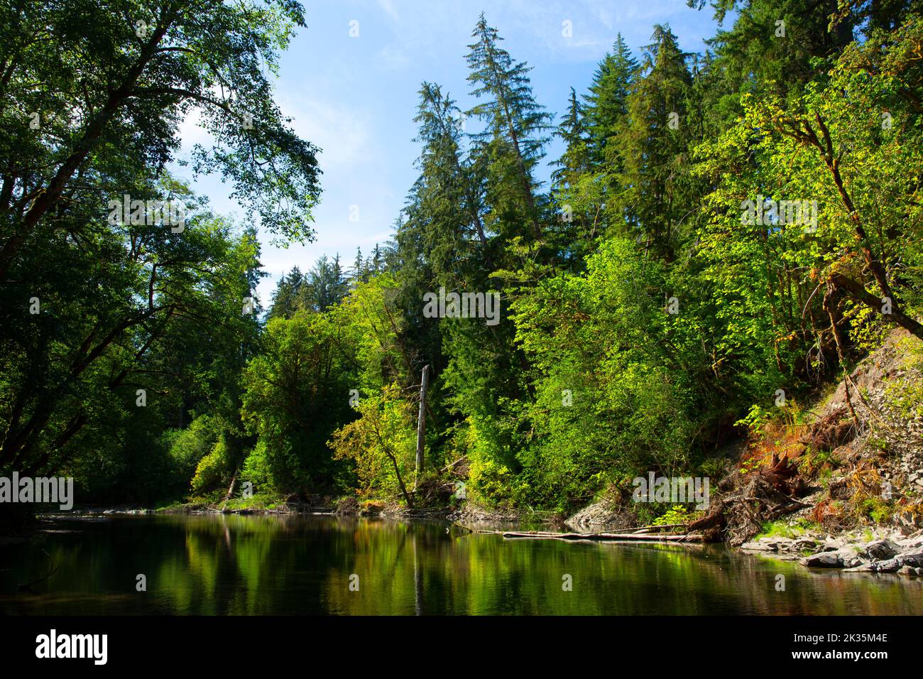 Sol Duc River, Sol Duc Hatchery, Washington Stock Photo Alamy