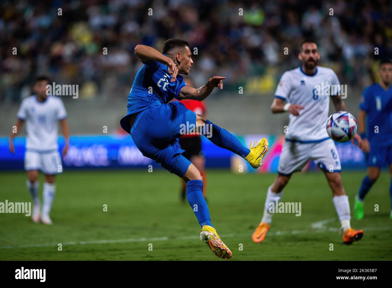 Cyprus National Football Team against Greece Football National Teaam for their 2nd game for Uefa