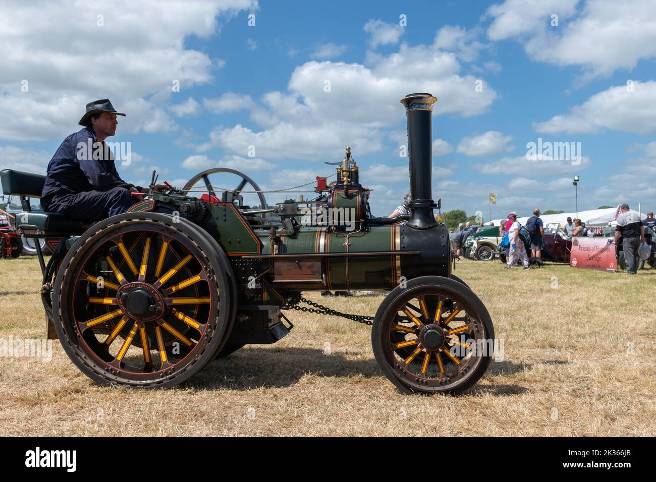 Miniature burrell steam traction engine hi-res stock photography
