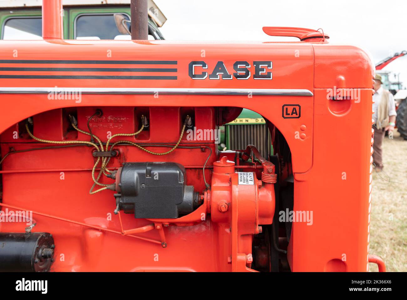 Ilminster.Somerset.United Kingdom.August 21st 2022.A restored Case LA