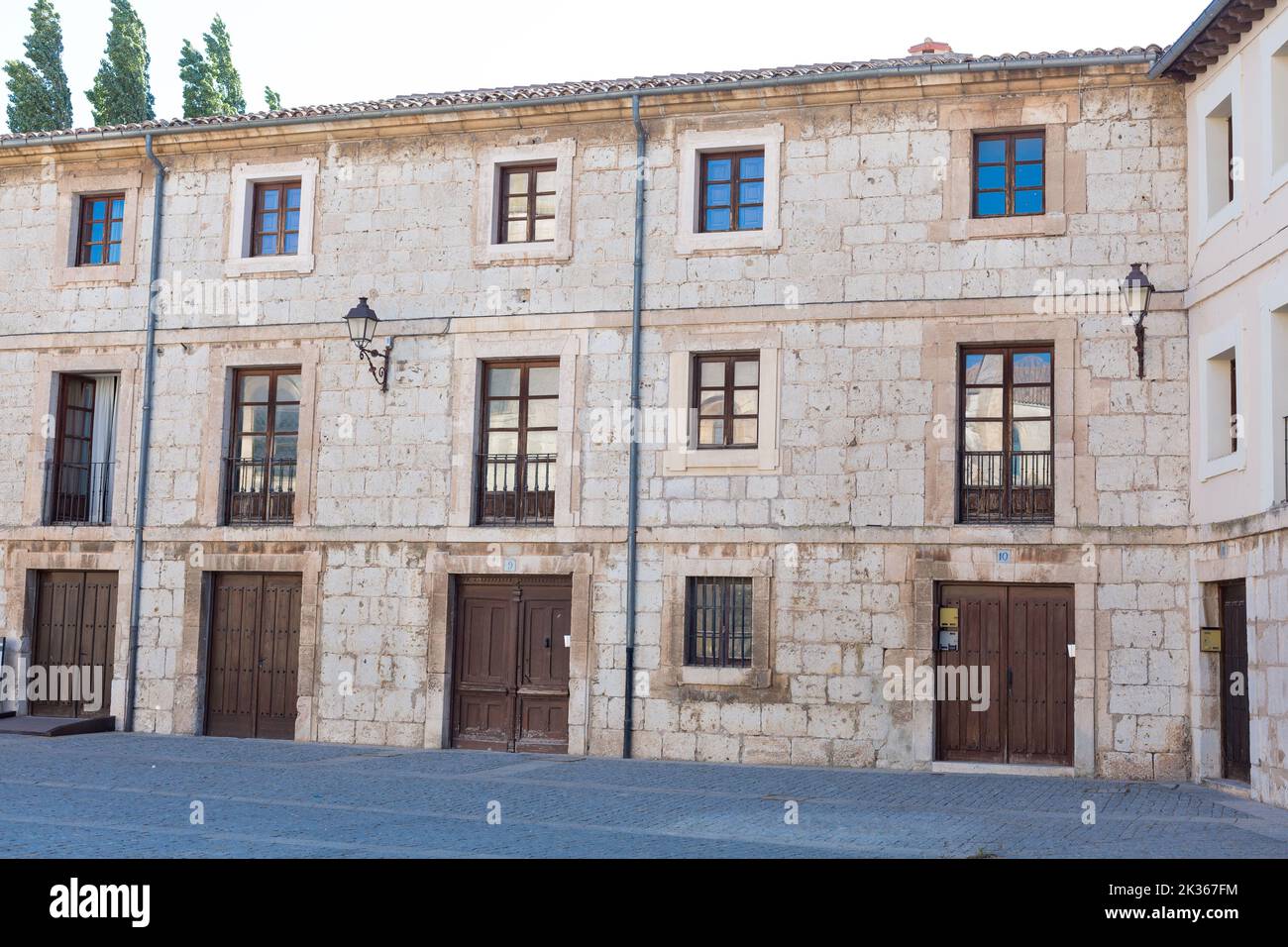 Las Huelgas, Burgos, Spain, a group of medieval buildings. Stock Photo