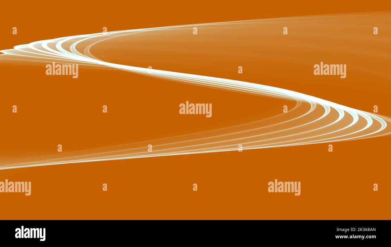 Hintergrund abstrakt 8K orange, gelb, schwarz, weiß, Grau Strahl, Spirale, Laser, Nebel,  Verlauf Stock Photo