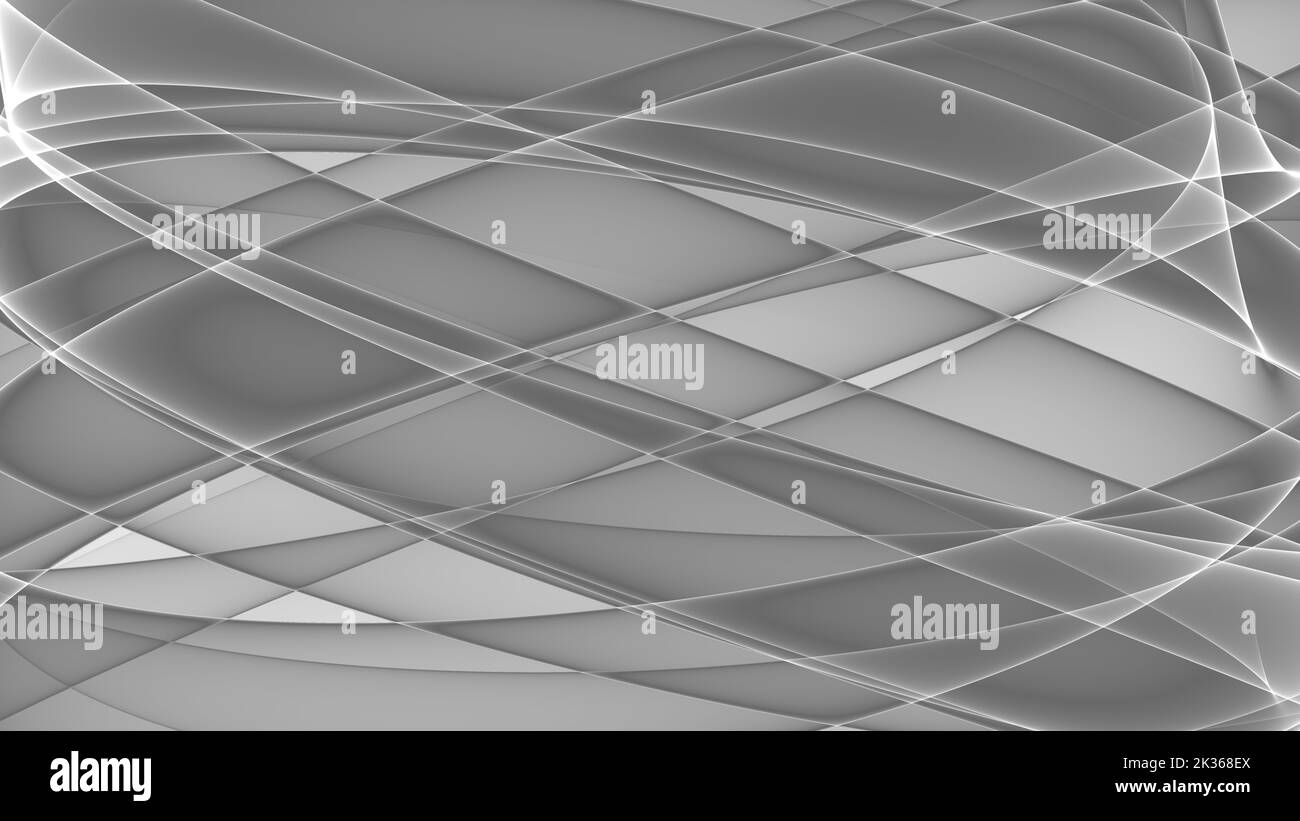 Hintergrund abstrakt 8K Monochrome, schwarz, weiß, Grau, grün Strahl, Spirale, Laser, Nebel,  Verlauf Stock Photo