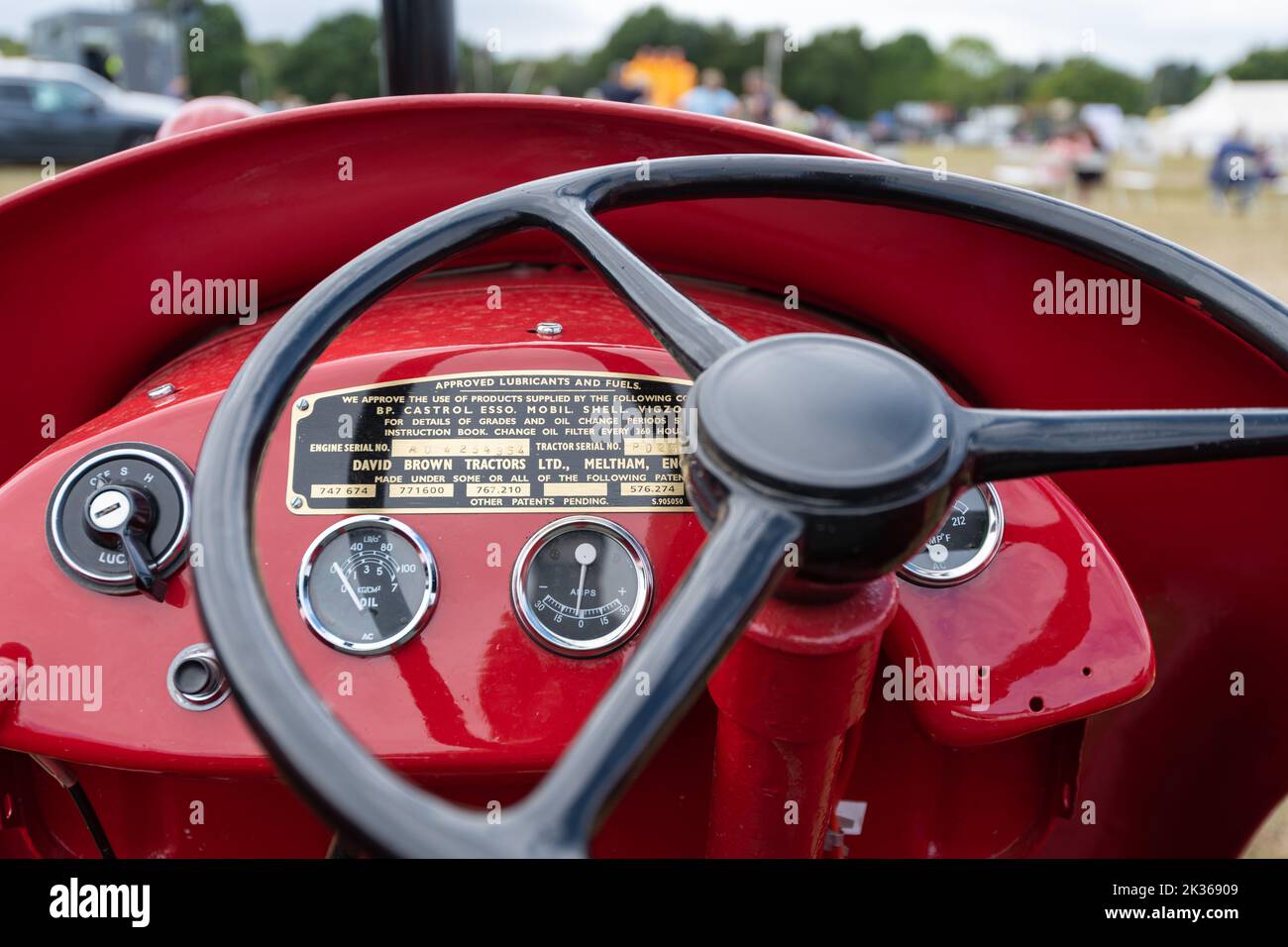 Ilminster.Somerset.United Kingdom.August 21st 2022.The dashboard on a