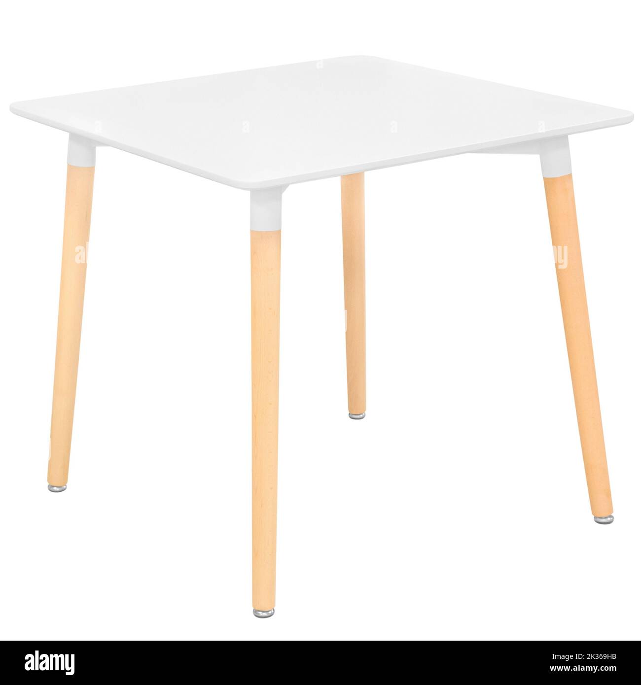 Modern design table. Isolated on a white background. Interior element ...