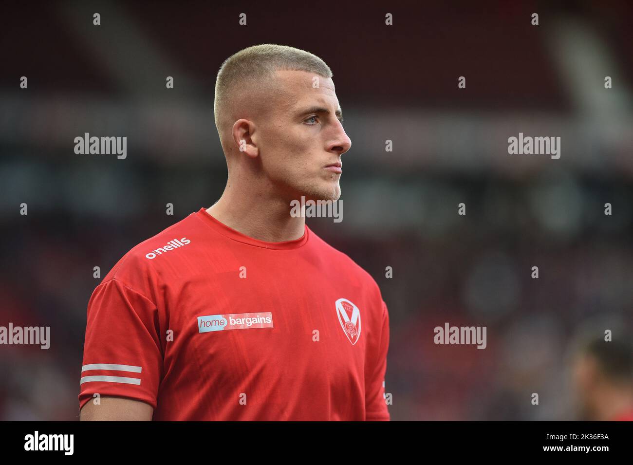Manchester, England -24th September 2022 - Jake Wingfield of St Helens ...