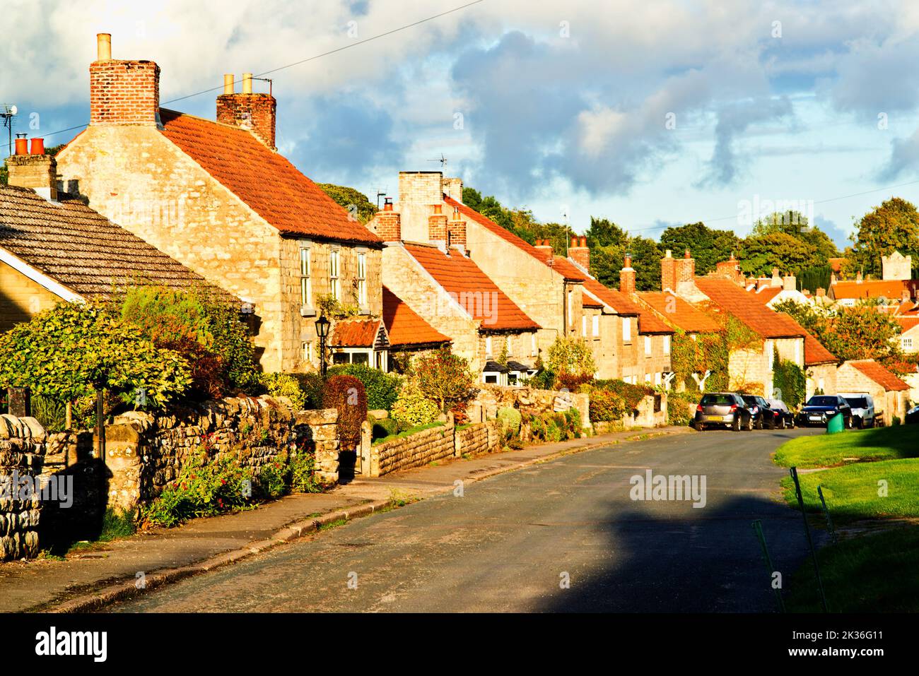 Flockton Village, North Yorkshire, England Stock Photo