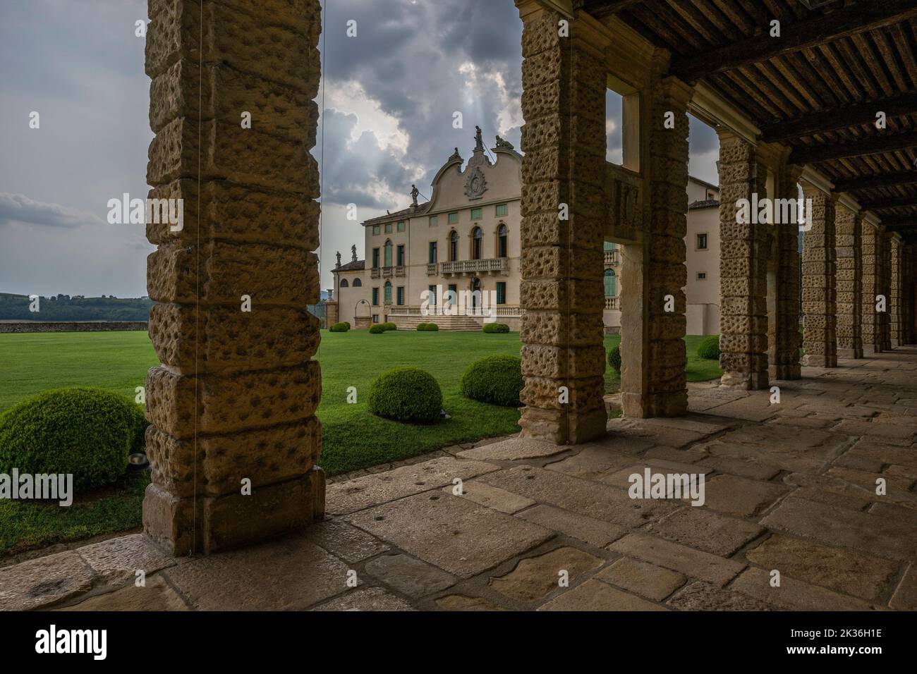 Villa di Montruglio, Barbarano Mossano, Veneto, Italy Stock Photo