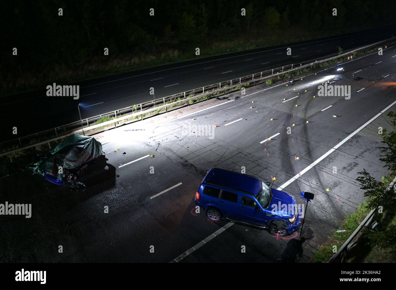 Hockley Heath, Warwickshire September 24th 2022 *Number plates may need pixelating* A 20