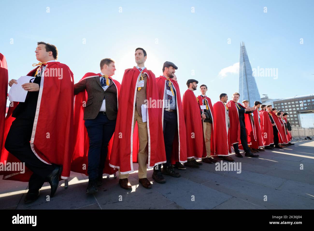 London Bridge, London, UK. 25th Sept 2022. The annual London Sheep ...