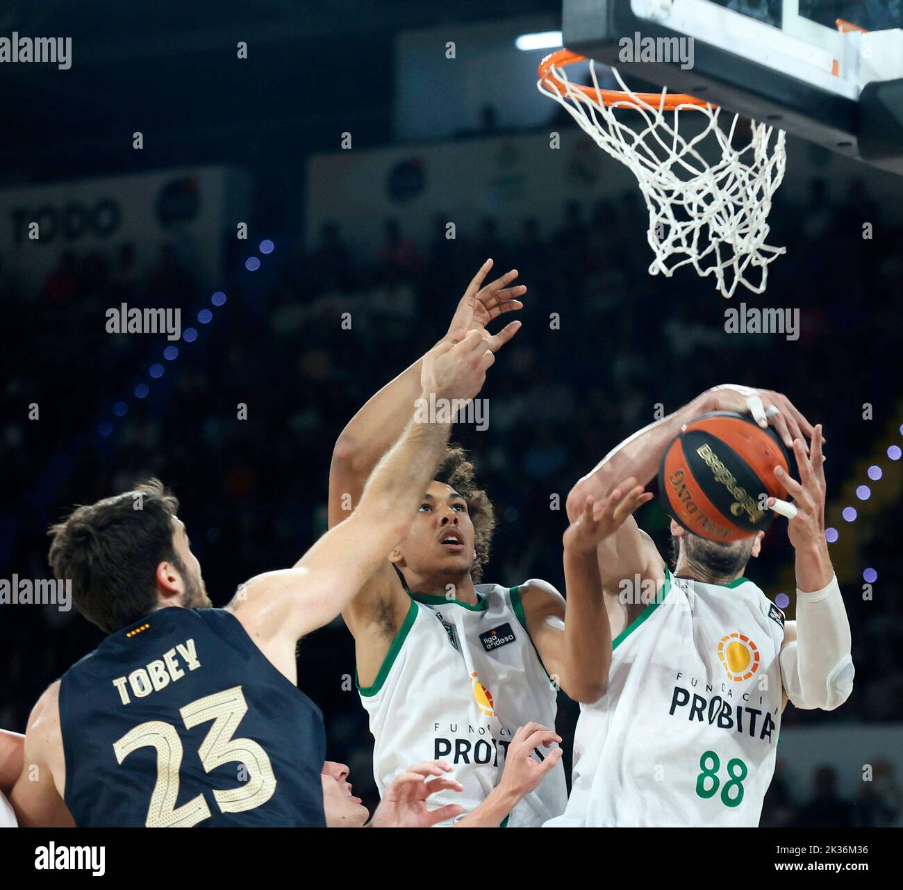 Semifinal of the Spanish Basketball Super Cup FC Barcelona vs Joventut 