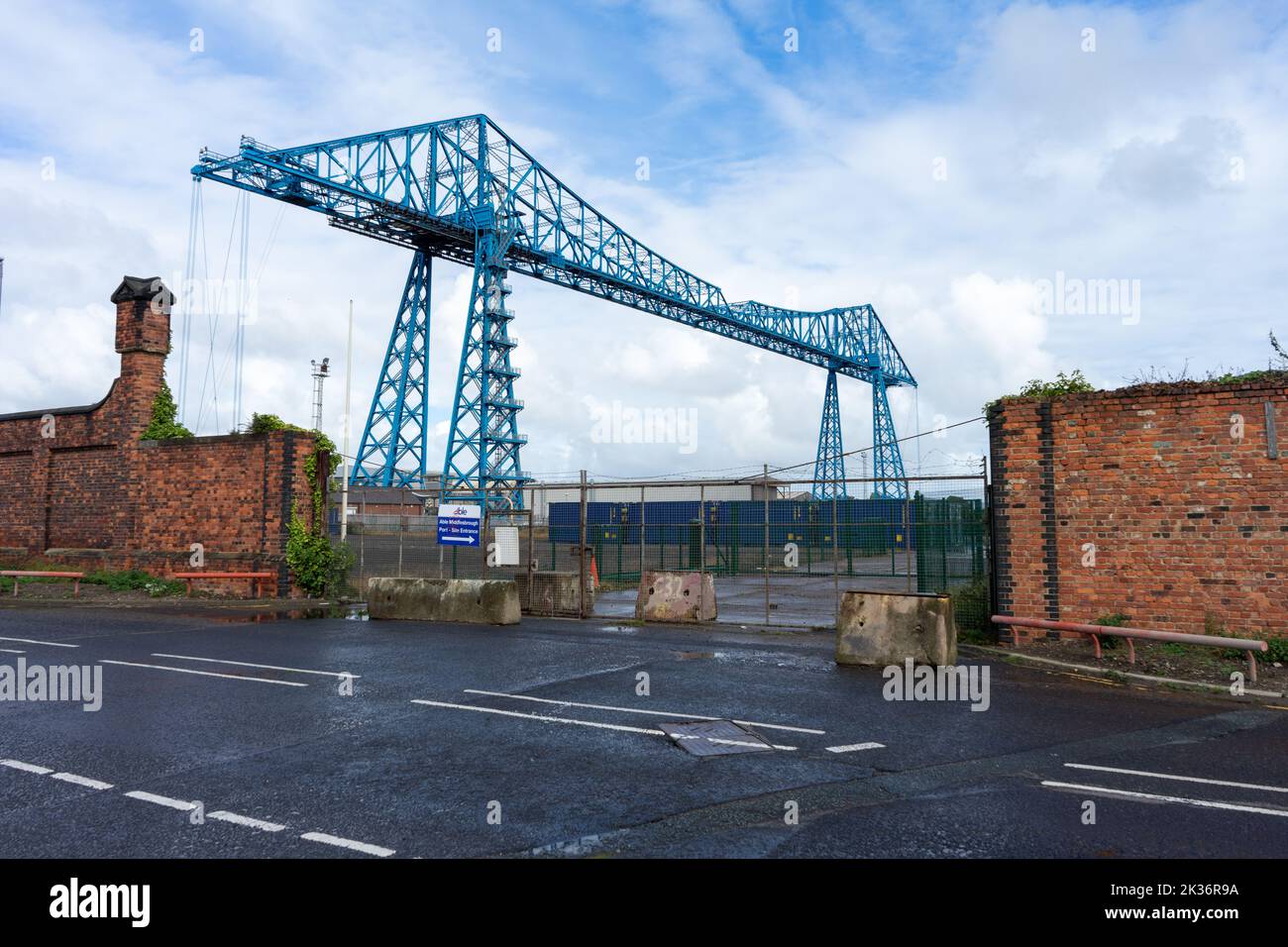 Tees Transporter Bridge, Middlesbrough, Cleveland Stock Photo