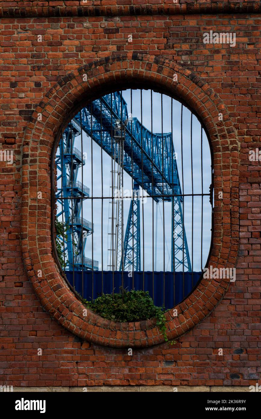 Tees Transporter Bridge, Middlesbrough, Cleveland Stock Photo