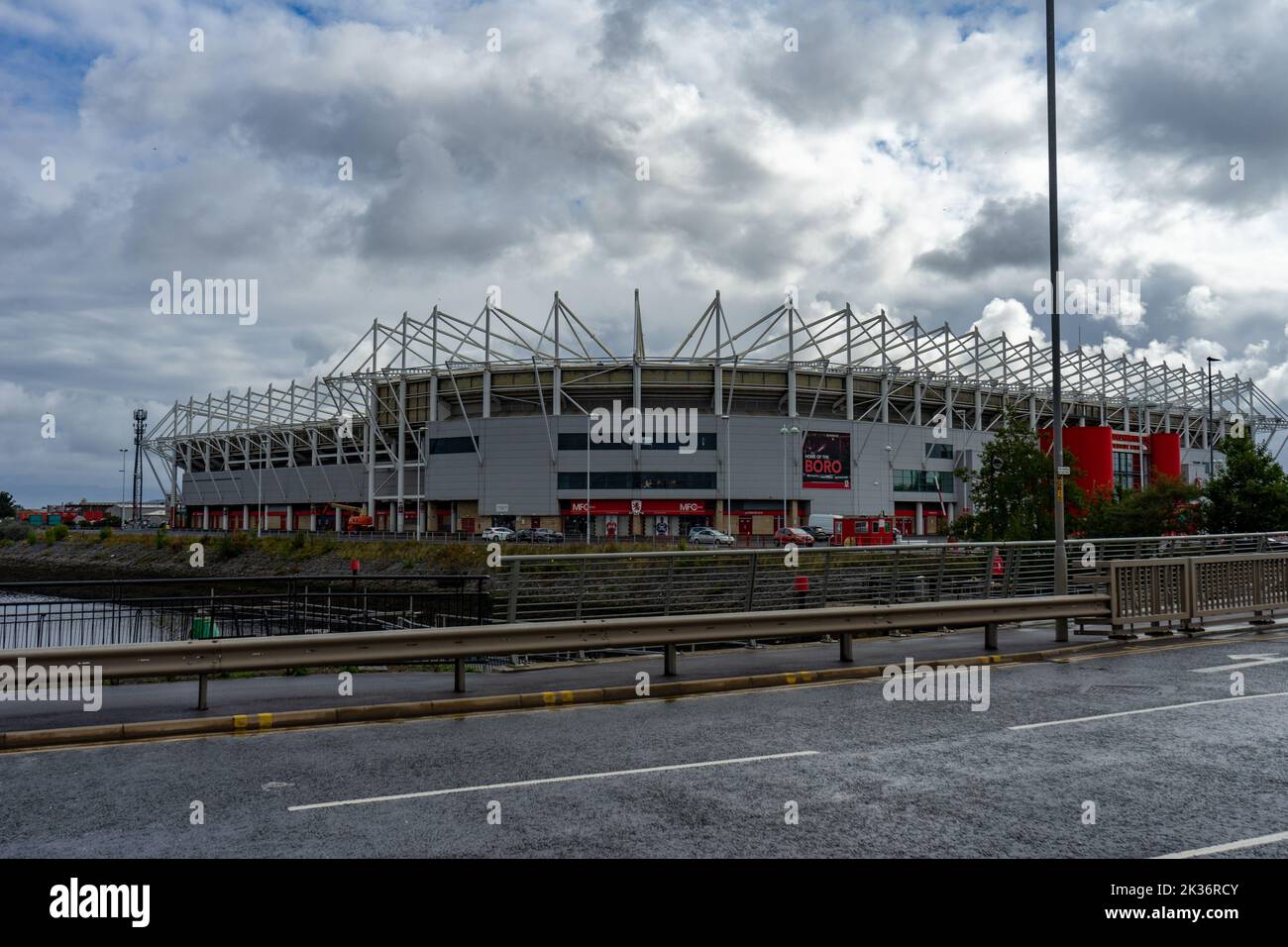 Middlesbrough FC Riverside Stadium, Middlesbrough Football Stadium Stock Photo
