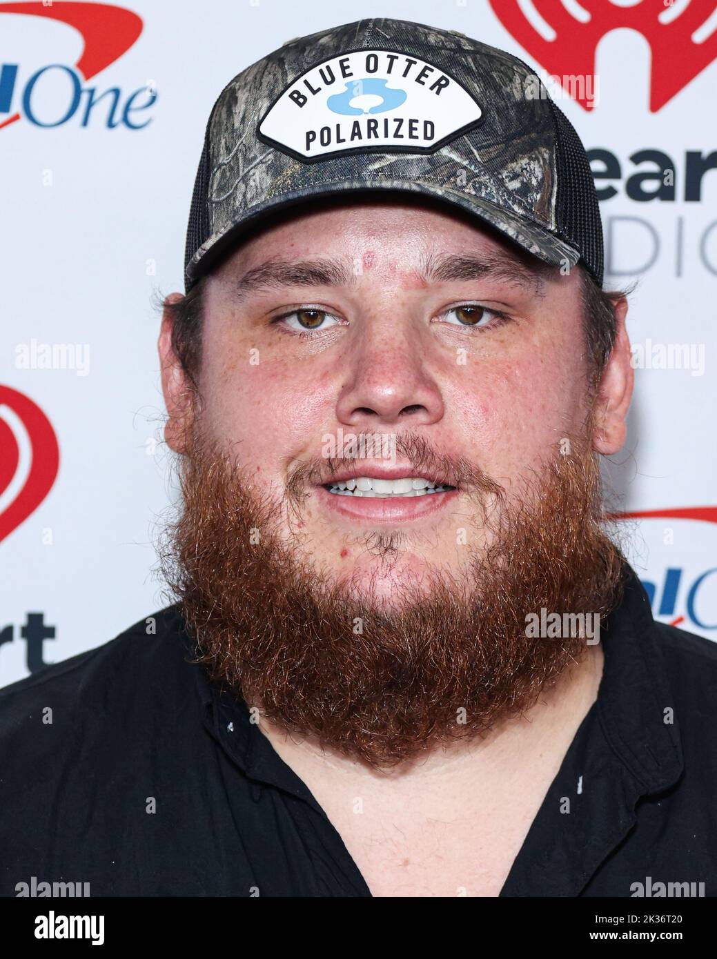 LAS VEGAS, NEVADA, USA - SEPTEMBER 24: Luke Combs poses in the press room at the 2022 iHeartRadio Music Festival - Night 2 held at the T-Mobile Arena on September 24, 2022 in Las Vegas, Nevada, United States. (Photo by Xavier Collin/Image Press Agency) Stock Photo