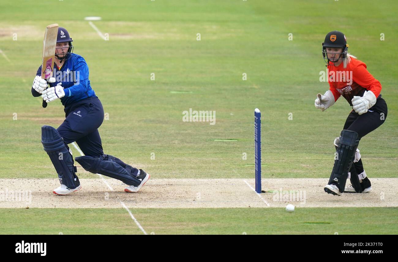 Northern Diamonds' Bess Heath during the Rachael Heyhoe Flint Trophy Final at Lord's, London. Picture date: Sunday September 25, 2022. Stock Photo