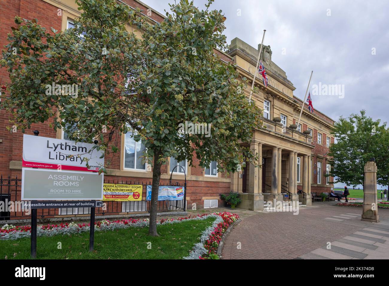 Lytham library and assembly rooms. Stock Photo