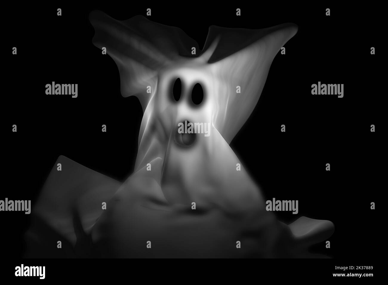 Ghost skeleton Black and White Stock Photos & Images - Alamy