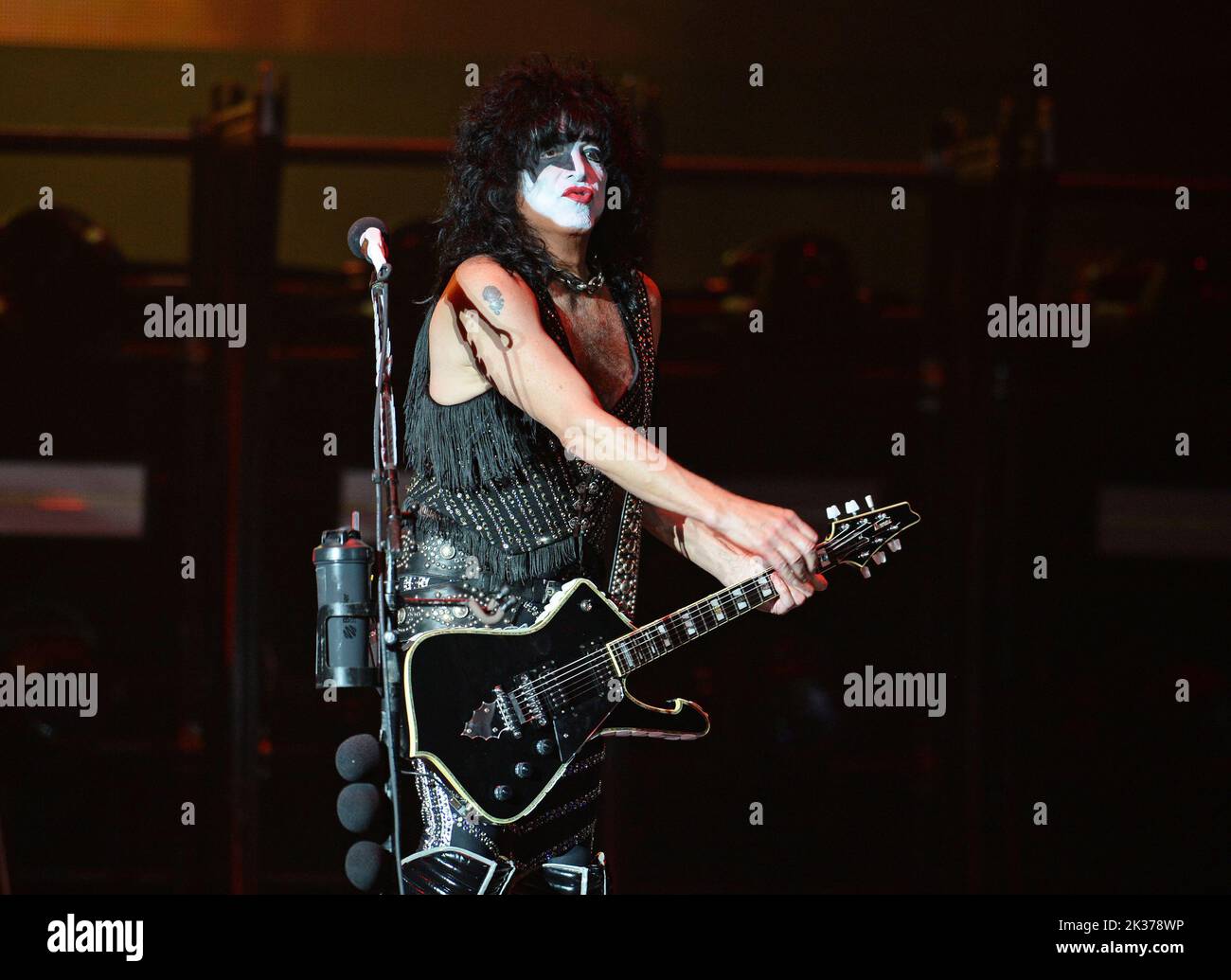 WEST PALM BEACH, FL - SEPTEMBER 21: KISS performs during the 'End of the Road World Tour' at The iTHINK Financial Amphitheatre on September 21, 2022 in West Palm Beach Florida. Credit: mpi04/MediaPunch Stock Photo
