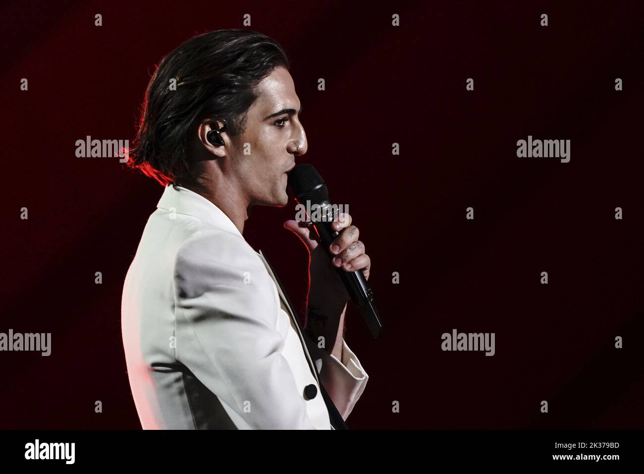 Damiano David of Maneskin performs at Global Citizen Festival in Central Park in New York City on Saturday, September 24, 2022. Global Citizen Live is a 24-hour global event to unite the world, defend the planet and defeat poverty.     Photo by Lev Radin/UPI Stock Photo