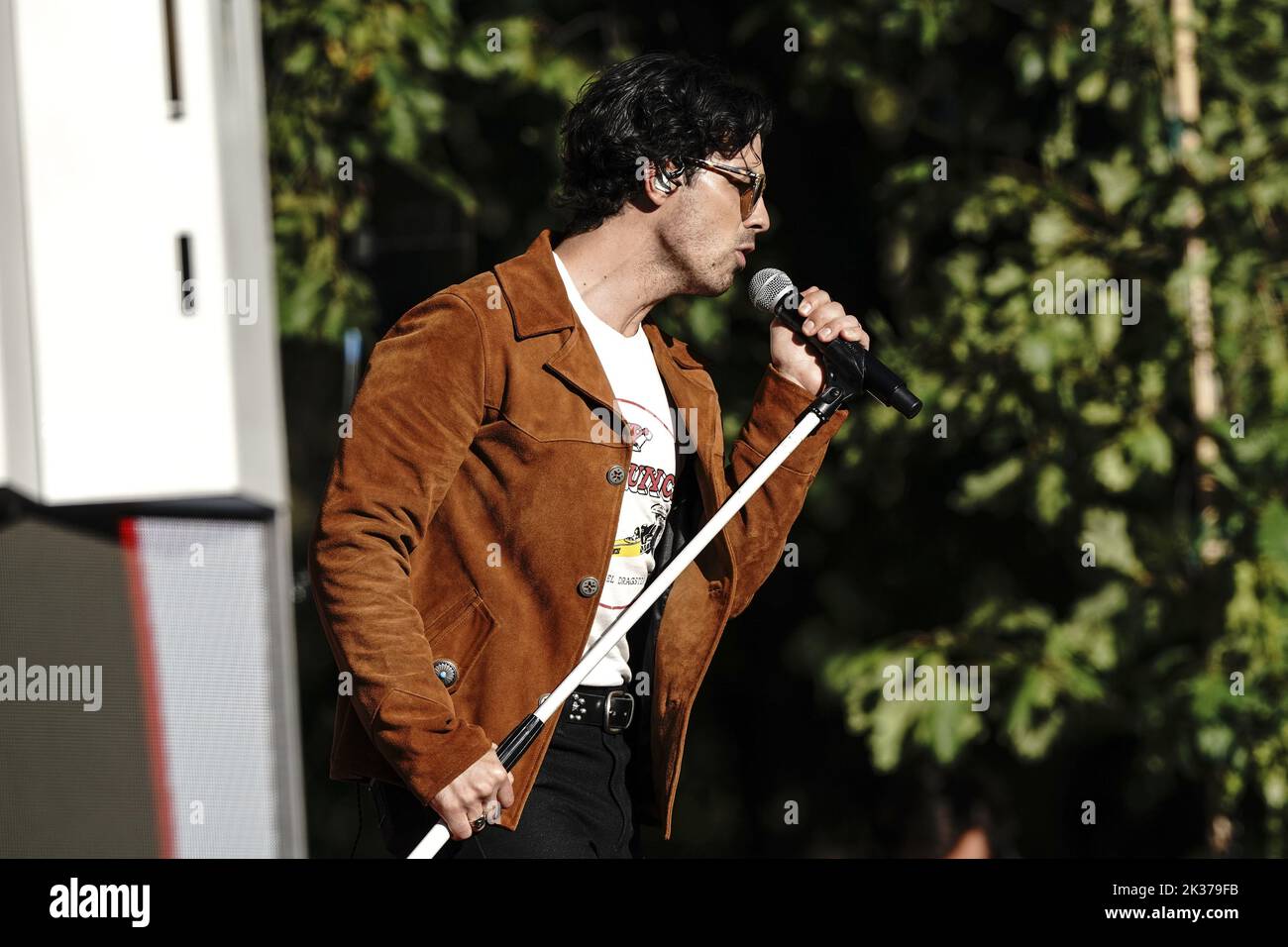 Jonas Brothers perform at Global Citizen Festival in Central Park in New York City on Saturday, September 24, 2022. Global Citizen Live is a 24-hour global event to unite the world, defend the planet and defeat poverty.     Photo by Lev Radin/UPI Stock Photo