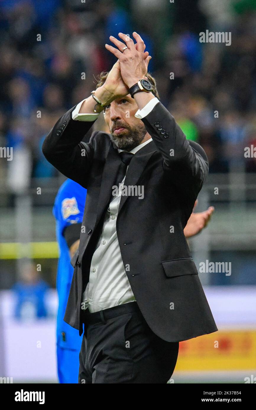 England s Head Coach Gareth Southgate During Italy Vs England Football england-s-head-coach-gareth-southgate-during-italy-vs-england-football