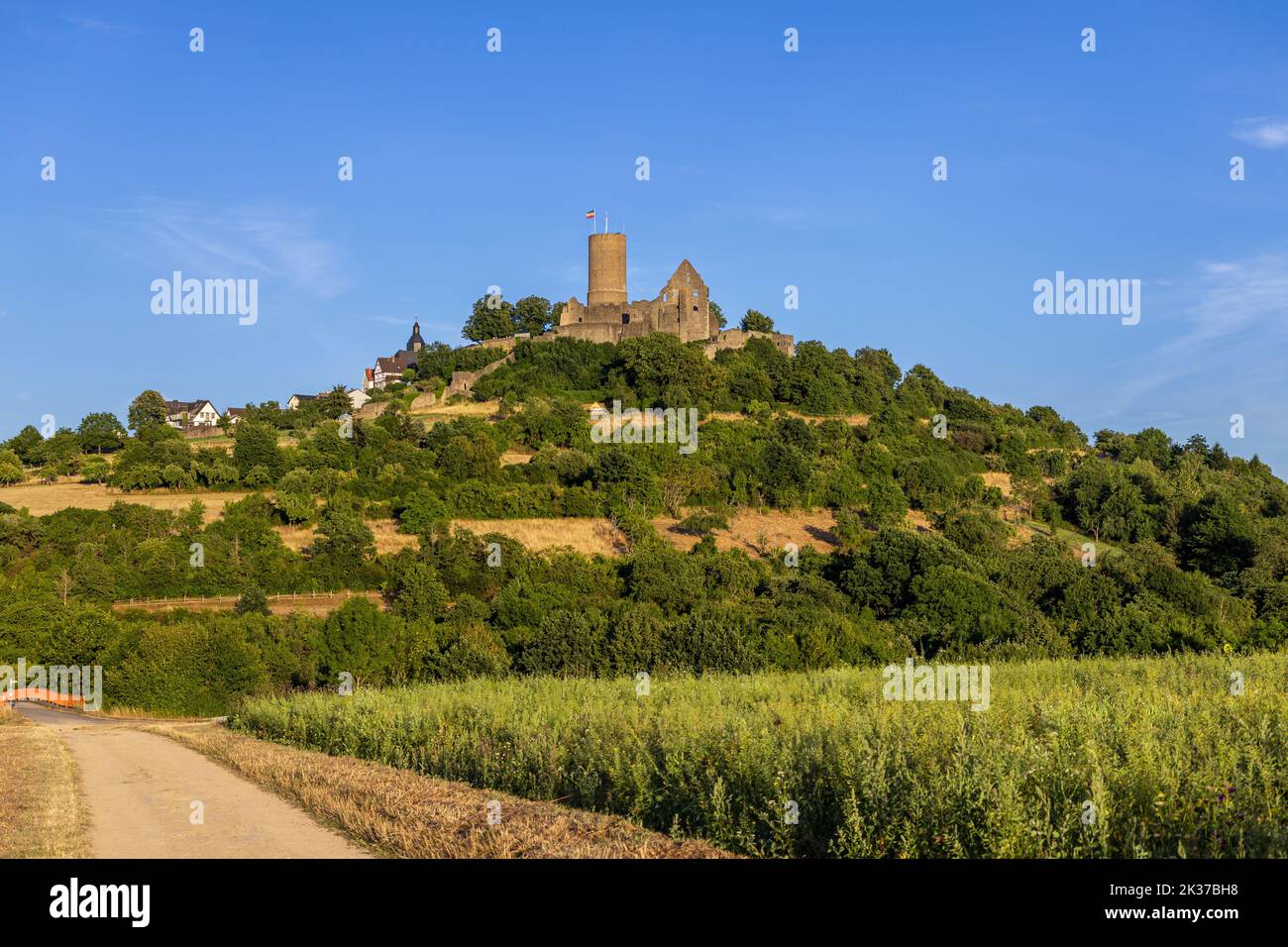Gleiberg castle, Wettenberg, Hesse, Germany Stock Photo