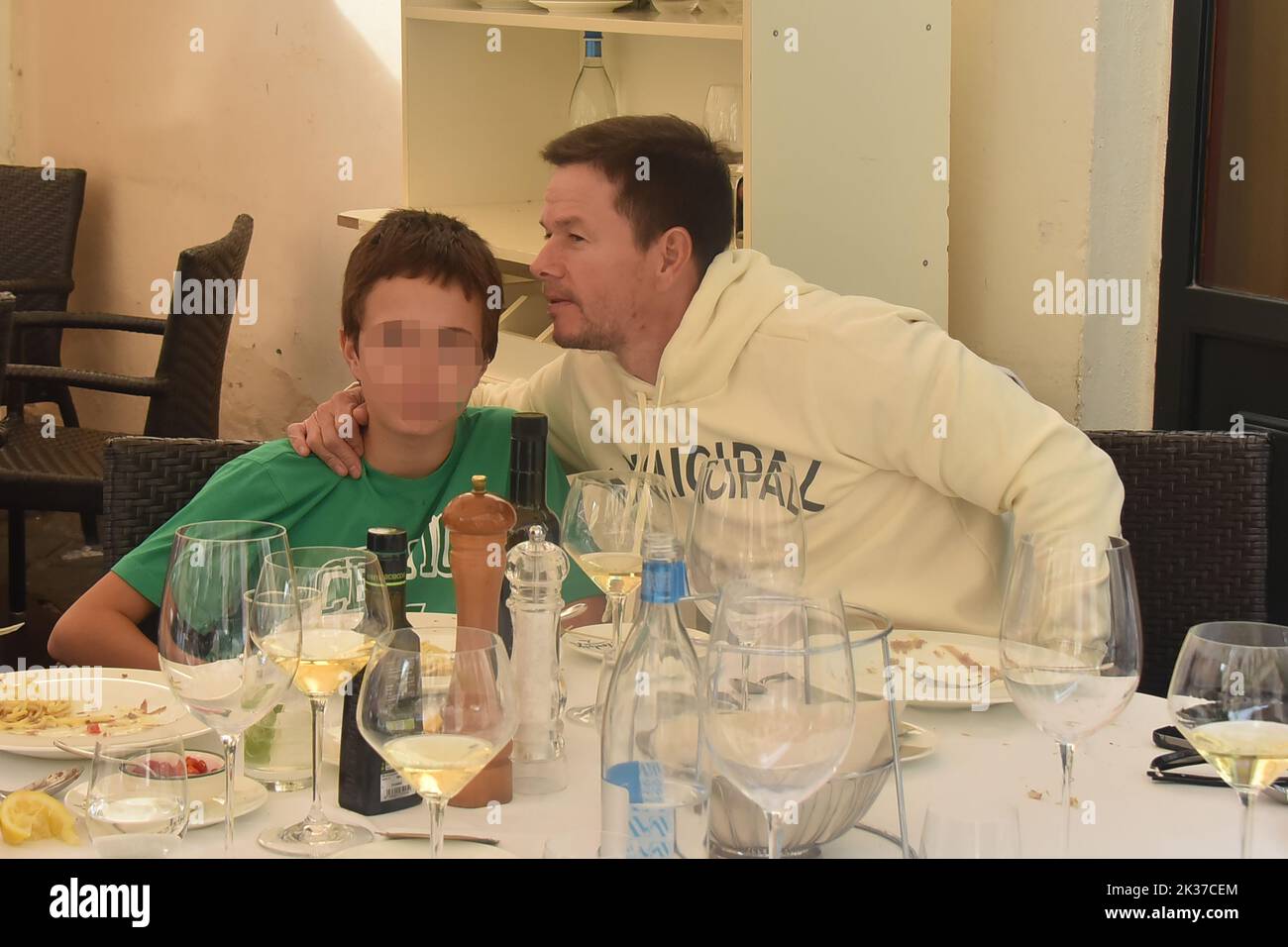 Brendan Joseph Wahlberg , Mark Wahlberg Sighting Mark Wahlberg and son Brendan Joseph Wahlberg , Mark Wahlberg Sighting Mark Wahlberg and son