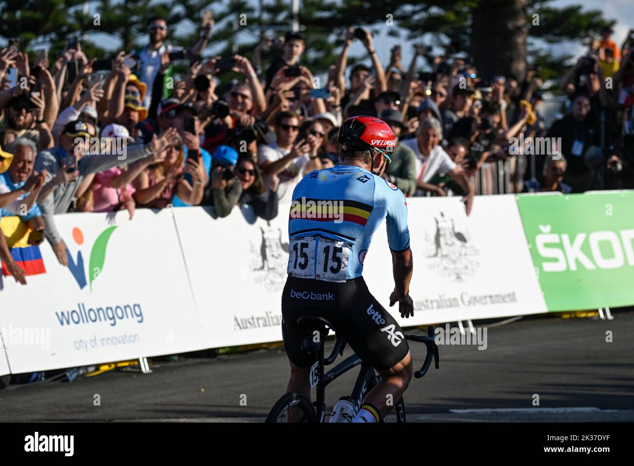 25th September 2022; Wollongong, Illawarra, South Wales, Australia UCI