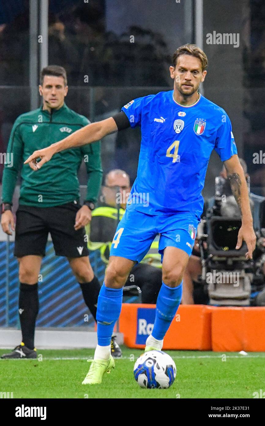 Toloi Rafae San Siro stadium, Milan, Italy, September 23, 2022, Italy's Rafael ...