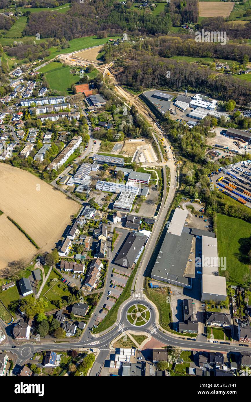 Mathil View New traffic circle hauptstrasse hi-res stock photography and images - Alamy