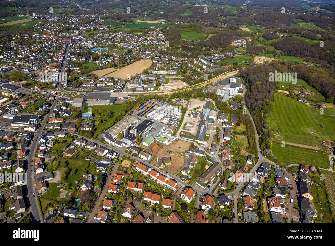 Mathil View New traffic circle hauptstrasse hi-res stock photography and images - Alamy