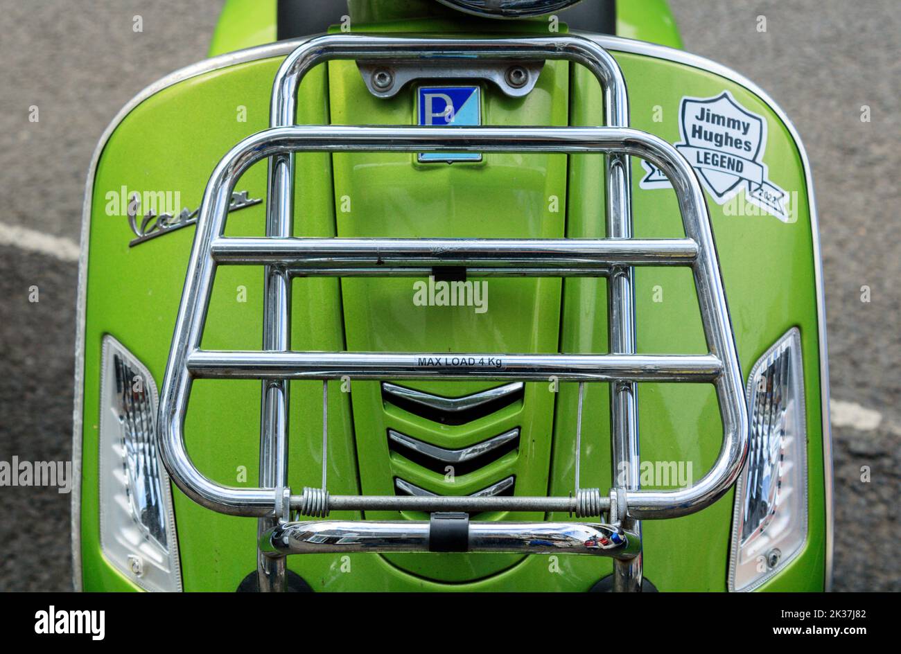 Vespa. Ribble Valley Scooter Rally 2022. Stock Photo