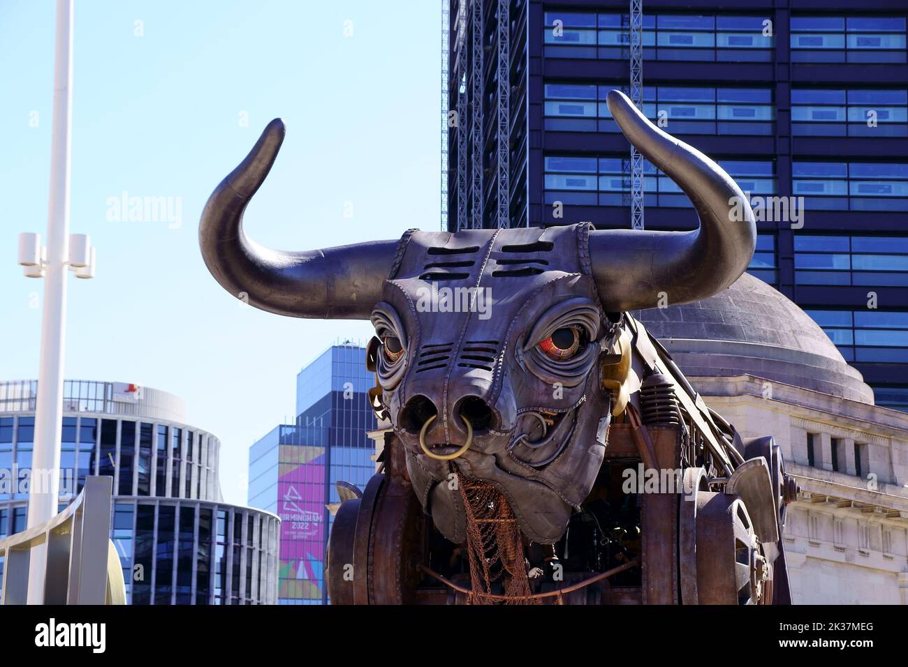 The Bull, Birmingham, Centenary Square Stock Photo